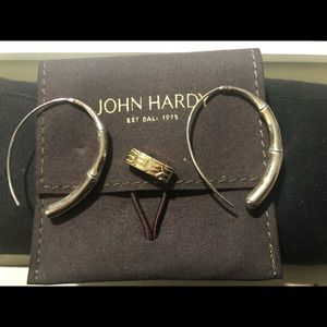 BNIB!  John Hardy Large Bamboo wire earrings